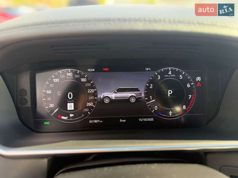 Внедорожник / Кроссовер Land Rover Range Rover 2020 в Одессе фото 22 Внедорожник / Кроссовер Land Rover Range Rover 2020 в Одессе