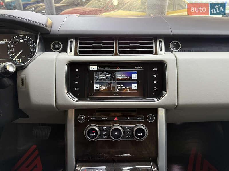 Позашляховик / Кросовер Land Rover Range Rover 2016 в Одесі фото 27 Позашляховик / Кросовер Land Rover Range Rover 2016 в Одесі