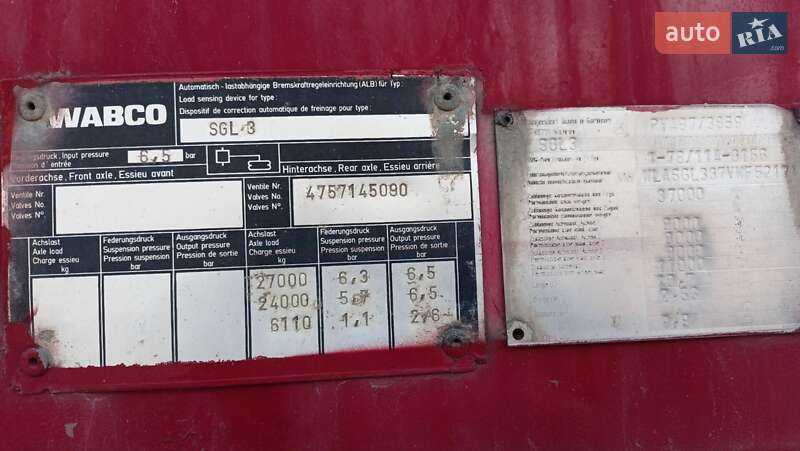 Фургон полуприцеп Langendorf SGL 1998 в Вишневом