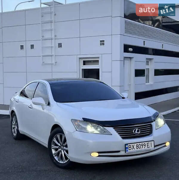2008 Lexus ES, VIN JTHBJ46G082217418:plate — фото 1 (autoria)