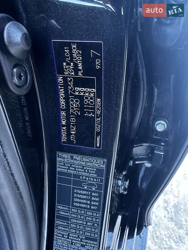 Седан Lexus ES 2022 в Львові