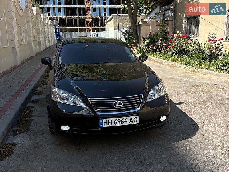 2008 Lexus ES, VIN JTHBJ46G682168502:plate — фото 1 (autoria)