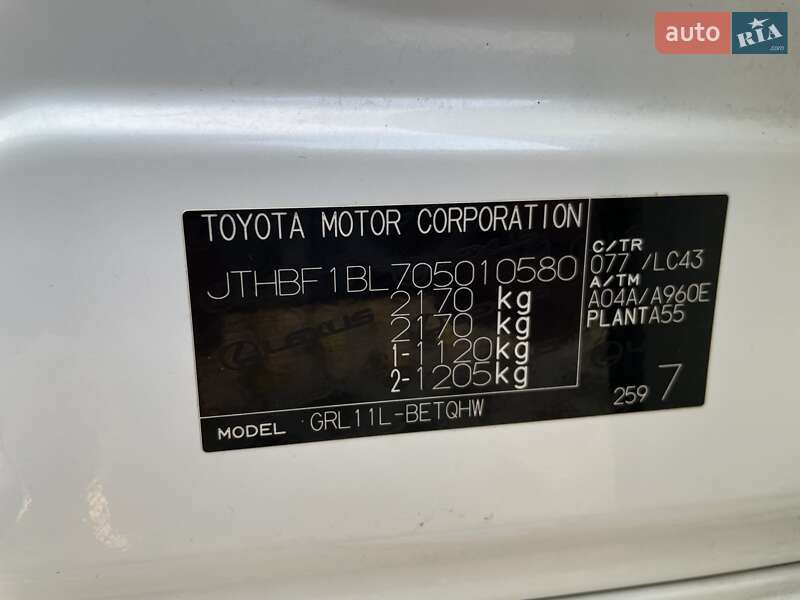 Седан Lexus GS 2014 в Хмельницком