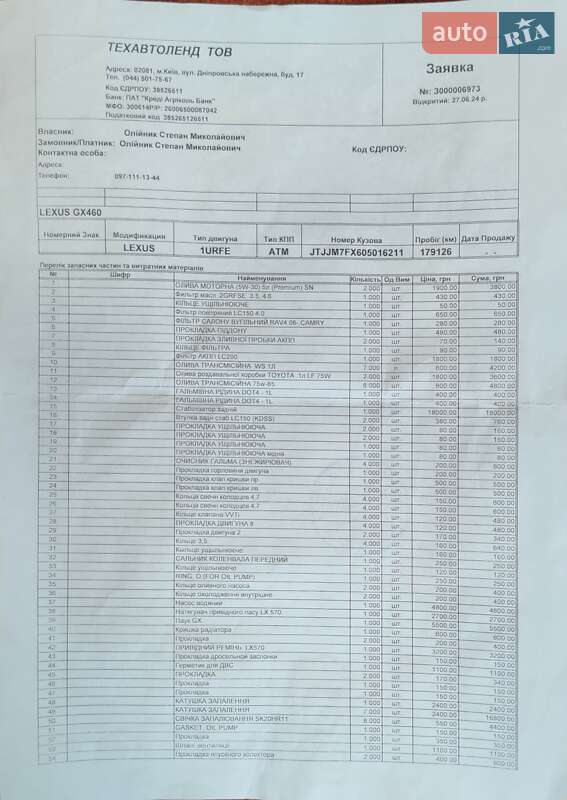 Внедорожник / Кроссовер Lexus GX 2010 в Чорткове