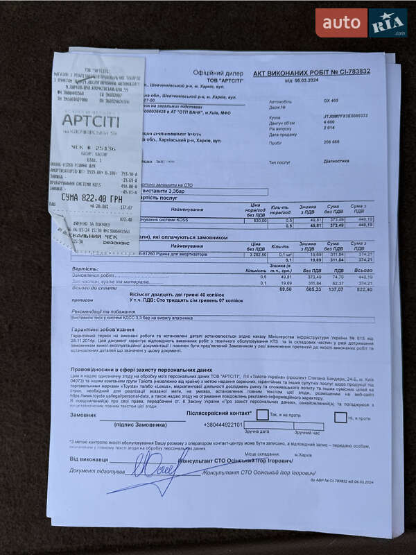 Позашляховик / Кросовер Lexus GX 2014 в Харкові фото 46 Позашляховик / Кросовер Lexus GX 2014 в Харкові