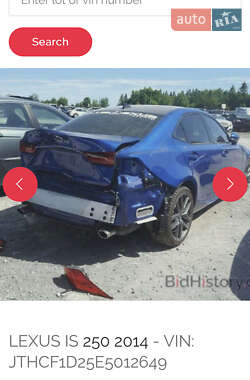 Седан Lexus IS 2014 в 