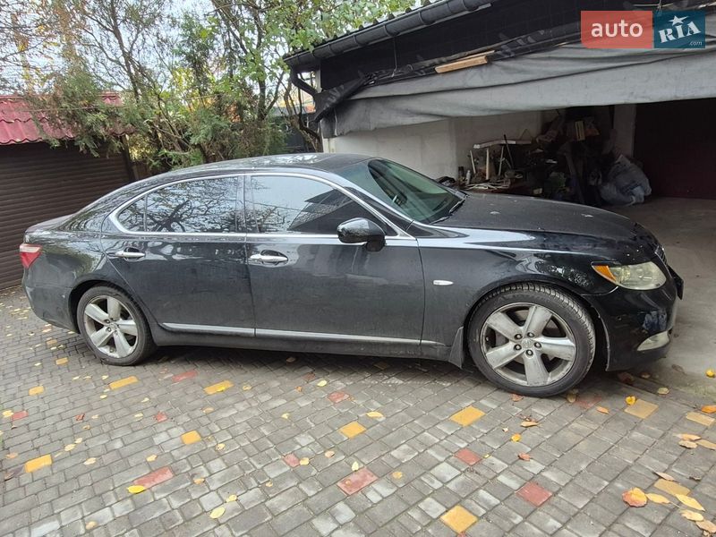 2007 Lexus LS, VIN JTHGM46F975019650:plate — фото 1 (autoria)
