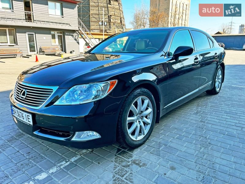 2008 Lexus LS, VIN JTHGL46F185028802:plate — фото 1 (autoria)