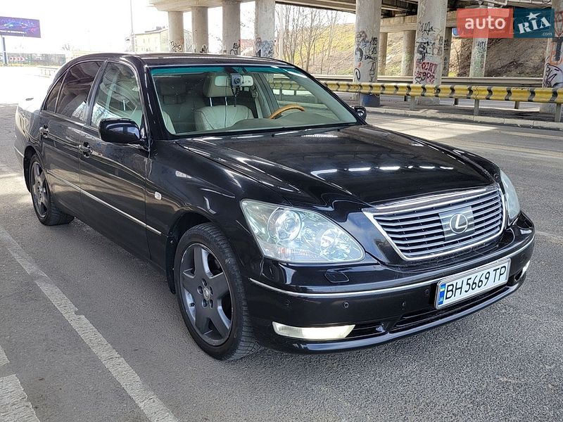 2005 Lexus LS, VIN JTHBN36F205029752:plate — фото 1 (autoria)