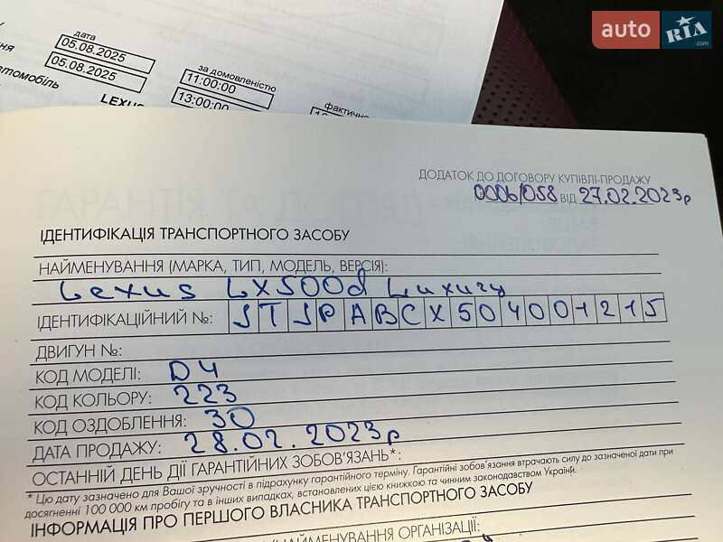 Внедорожник / Кроссовер Lexus LX 2022 в Киеве фото 34 Внедорожник / Кроссовер Lexus LX 2022 в Киеве