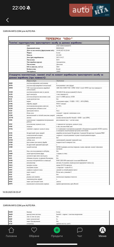 Позашляховик / Кросовер Lexus LX 2015 в Одесі