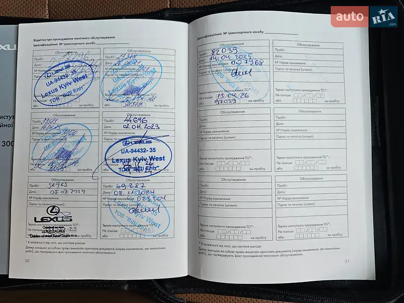 Внедорожник / Кроссовер Lexus NX 2019 в Киеве документ