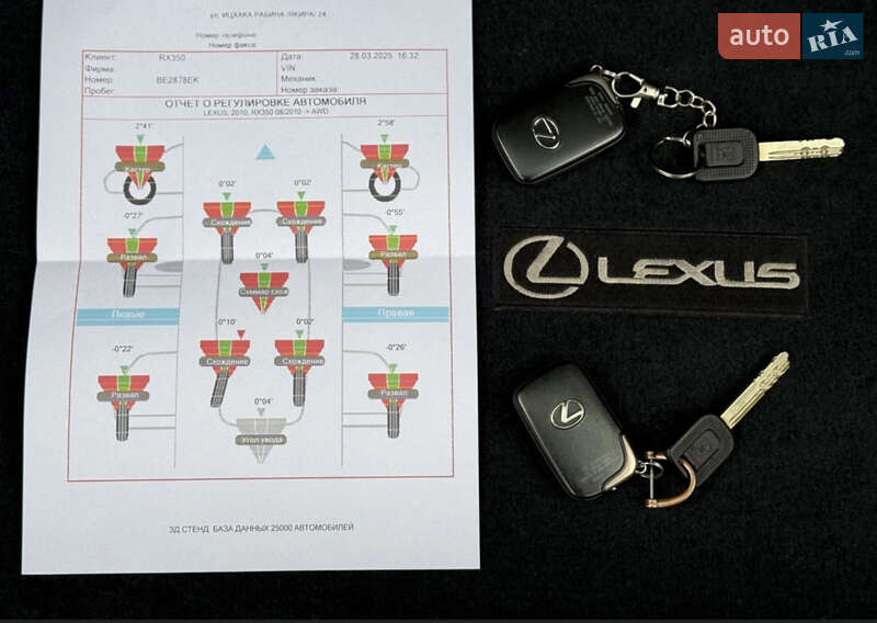 Позашляховик / Кросовер Lexus RX 2010 в Одесі