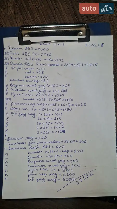 Внедорожник / Кроссовер Lexus RX 2006 в Хмельницком документ 4 фото Внедорожник / Кроссовер Lexus RX 2006 в Хмельницком документ