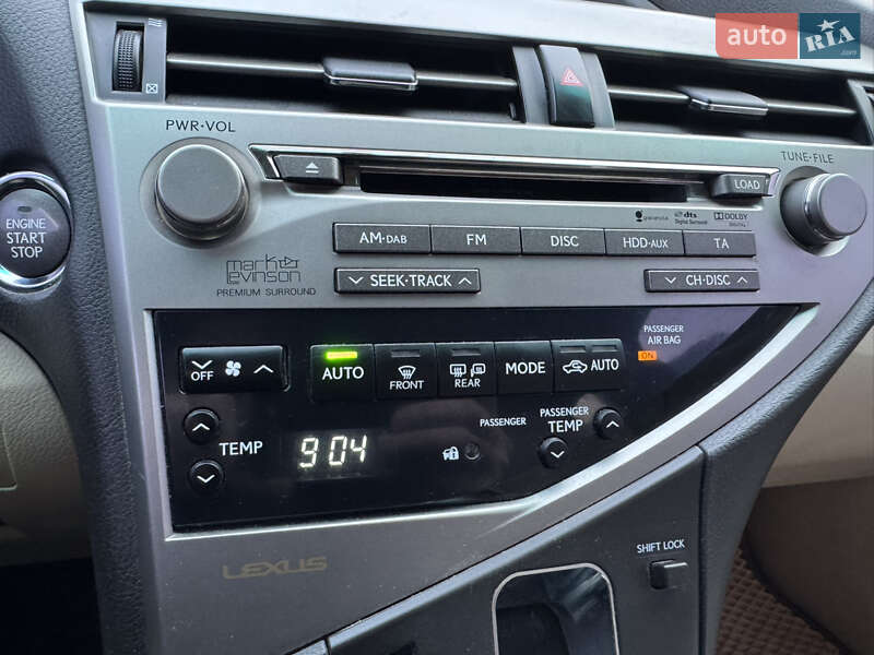 Внедорожник / Кроссовер Lexus RX 2010 в Днепре