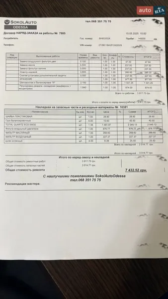 Внедорожник / Кроссовер Lexus RX 2014 в Одессе документ