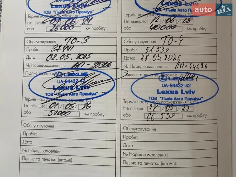 Внедорожник / Кроссовер Lexus RX 2022 в Тернополе документ 2 фото Внедорожник / Кроссовер Lexus RX 2022 в Тернополе документ