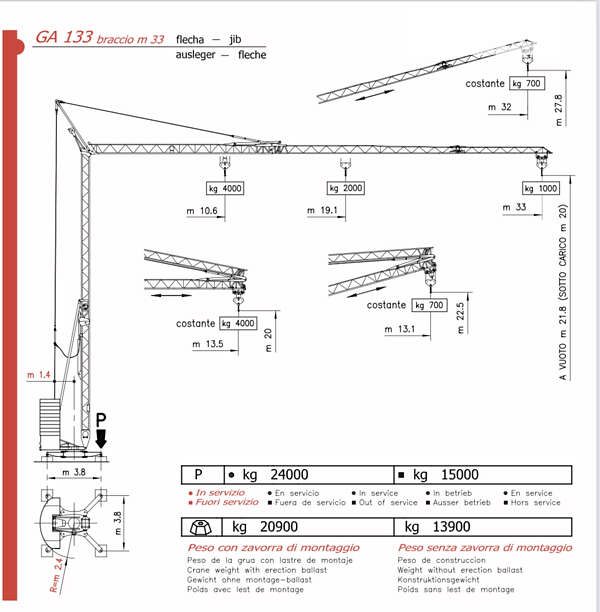 Башенный кран Liebherr 132 1998 в Ужгороде фото 3 Башенный кран Liebherr 132 1998 в Ужгороде