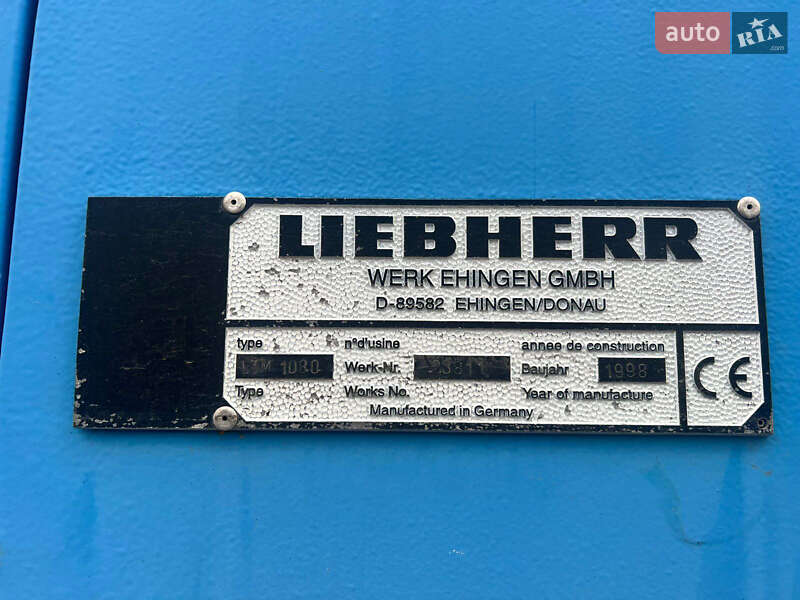 Автокран Liebherr LTM 1998 в Чорноморську