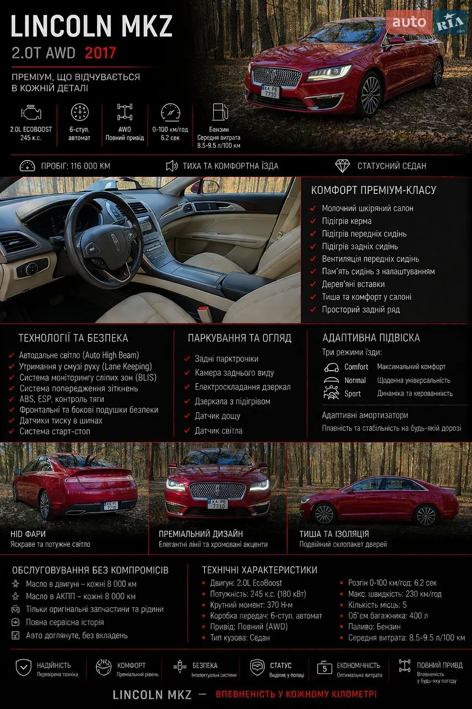 2017 Lincoln MKZ - фото 1
