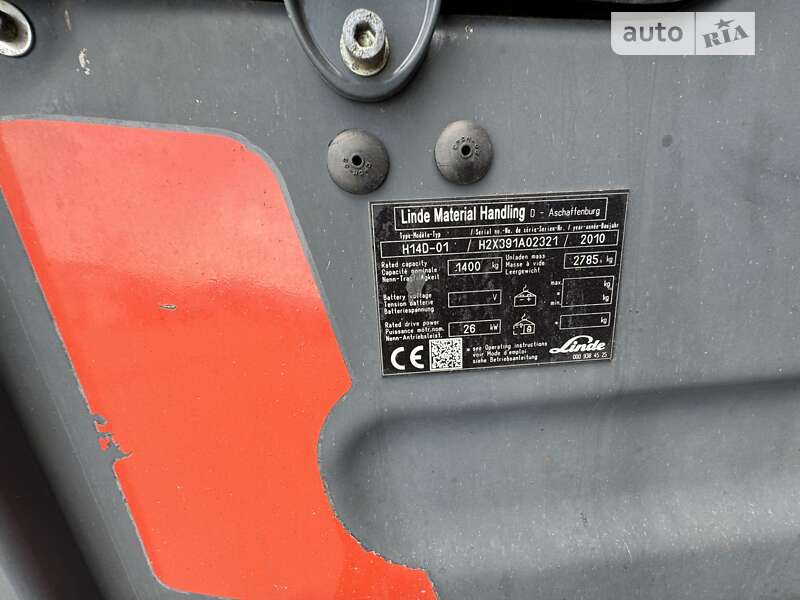 Вилочний навантажувач Linde H 14 2010 в Луцьку