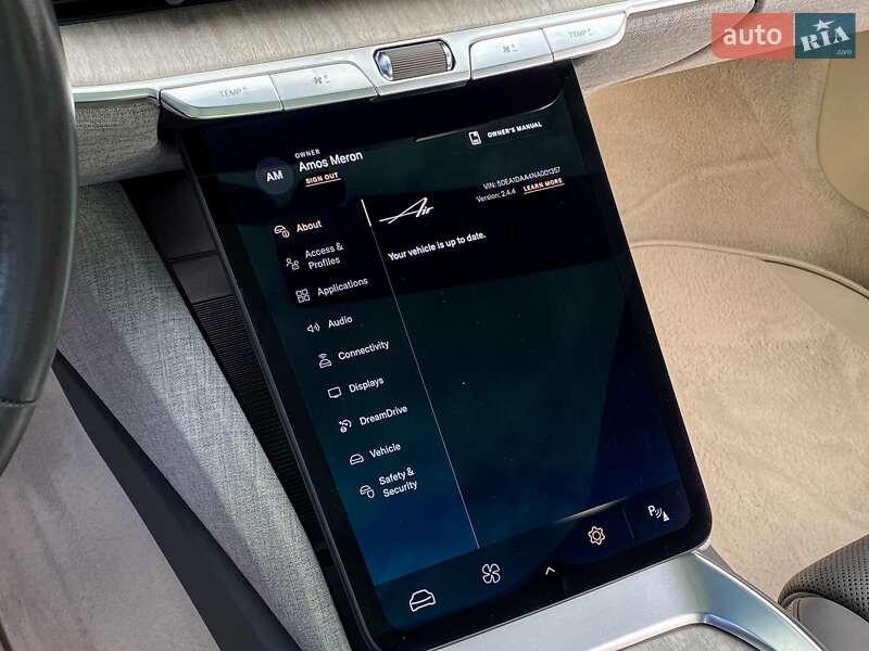 Внедорожник / Кроссовер Lucid Air 2022 в Киеве фото 26 Внедорожник / Кроссовер Lucid Air 2022 в Киеве