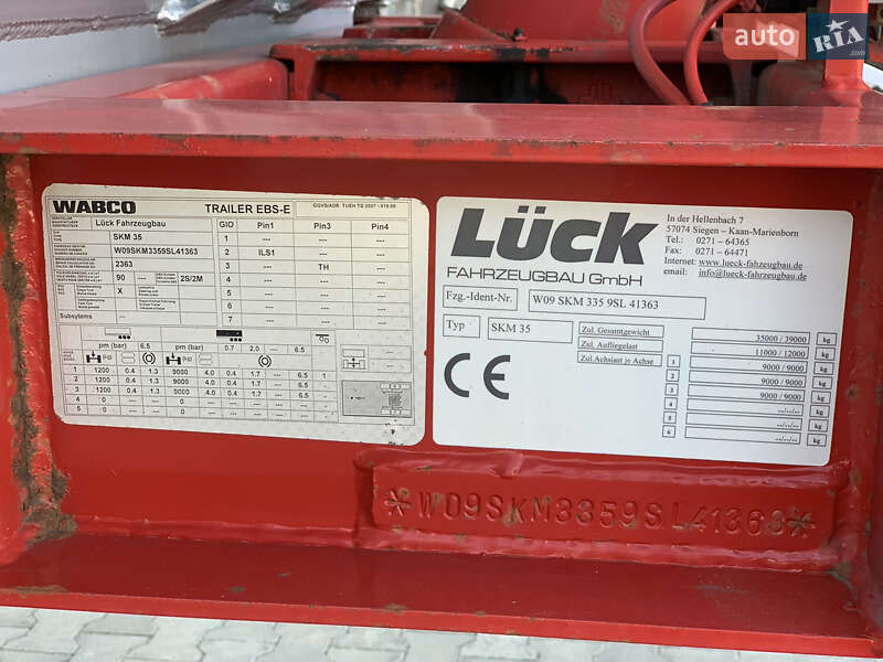 Полуприцеп Luck SKF 2009 в Виннице