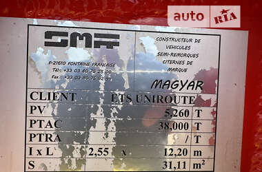 Цистерна напівпричіп Magyar SMFF 2008 в Вінниці