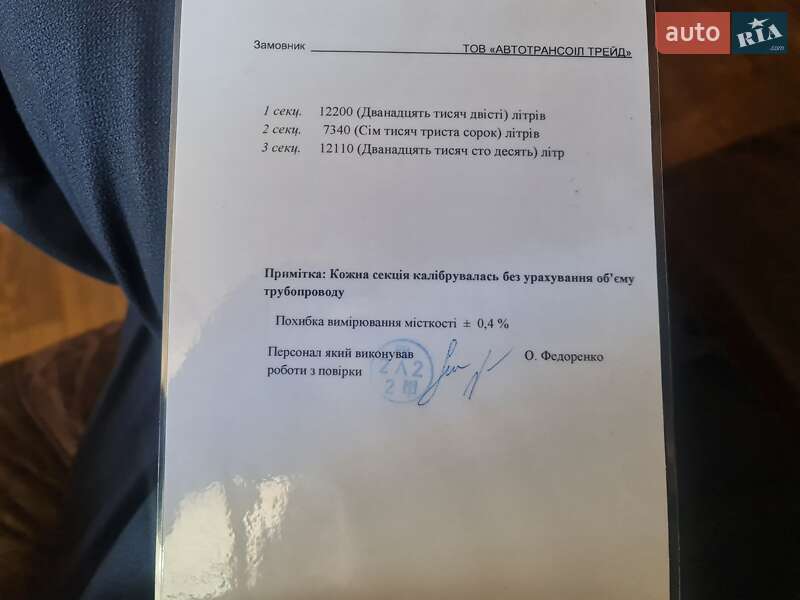 Цистерна полуприцеп Magyar SR34E 2000 в Виннице