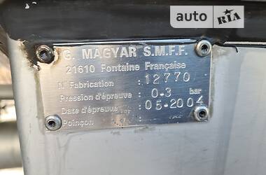 Цистерна напівпричіп Magyar SR34ES 2004 в Вінниці