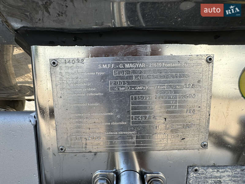 Цистерна полуприцеп Magyar SR 2005 в Виннице