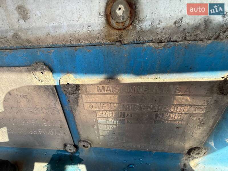 Цистерна Maisonneuv S338FG 2003 в Киеве