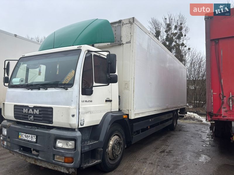 Грузовой фургон MAN 18.250 2004 в Львове