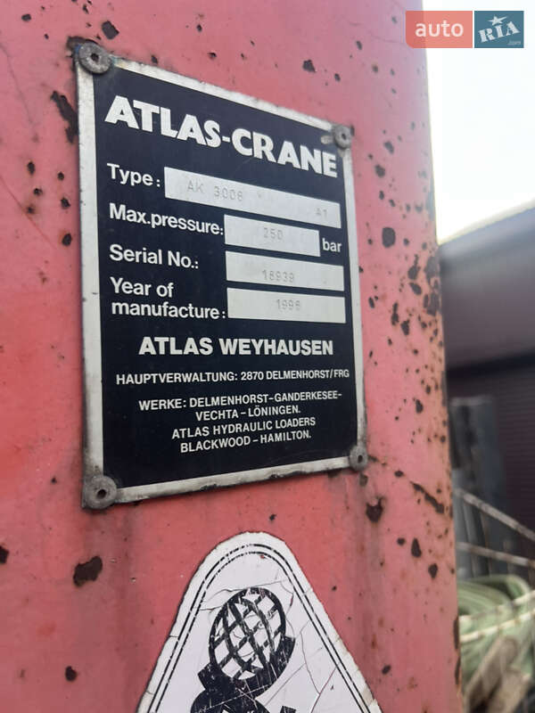 Кран-манипулятор MAN 8.163 2003 в Одессе