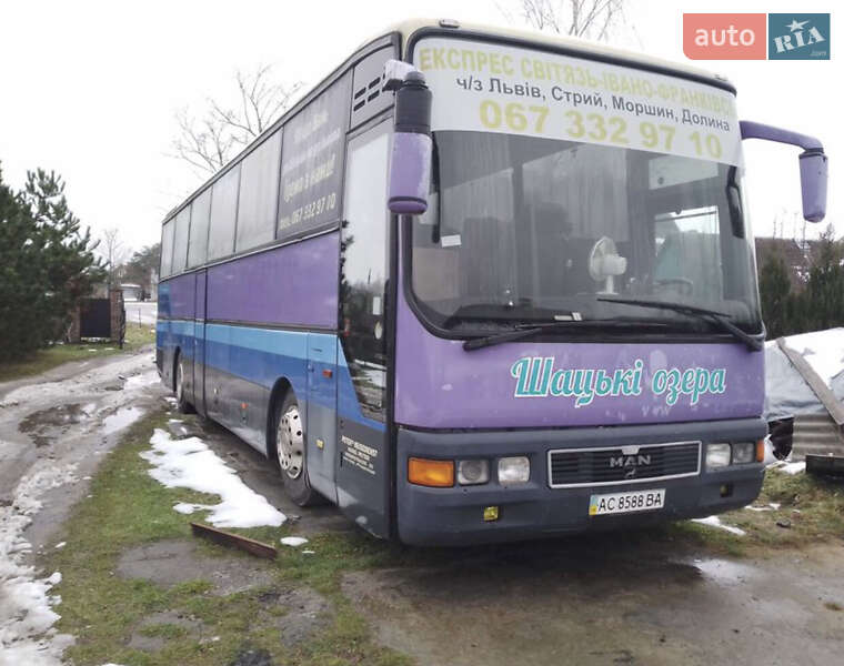 Туристический / Междугородний автобус MAN A03 1995 в Шацке фото Туристический / Междугородний автобус MAN A03 1995 в Шацке