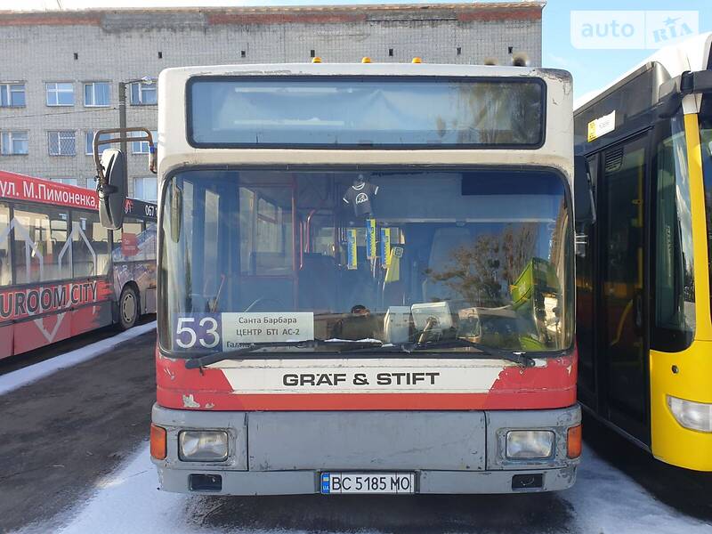 Міський автобус MAN NL 222F 1995 в Львові