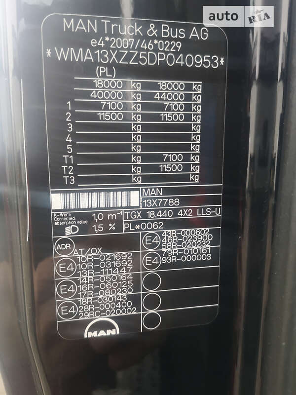 Тягач MAN TGX 2012 в Луцьку