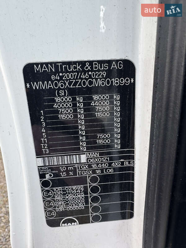Тягач MAN TGX 2012 в 