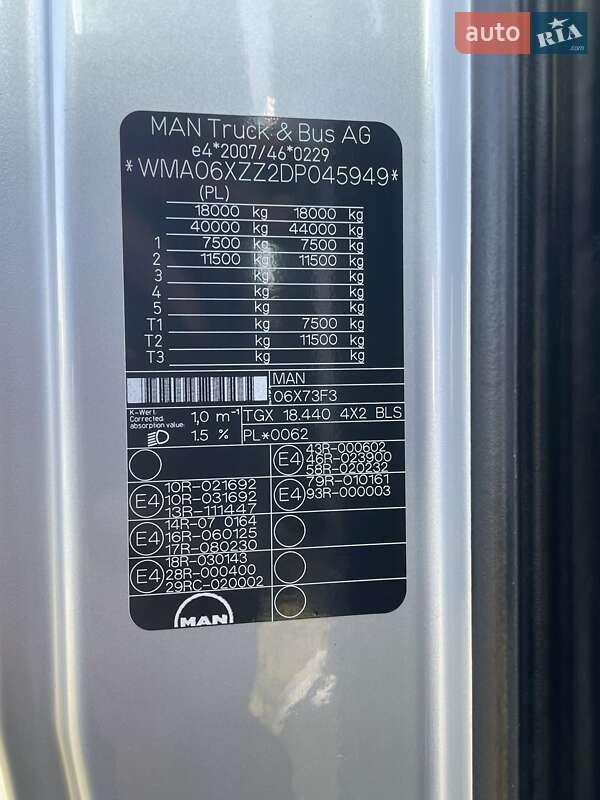 Тягач MAN TGX 2013 в Виннице