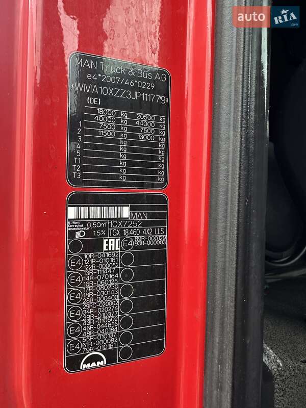 Тягач MAN TGX 2018 в Калуше