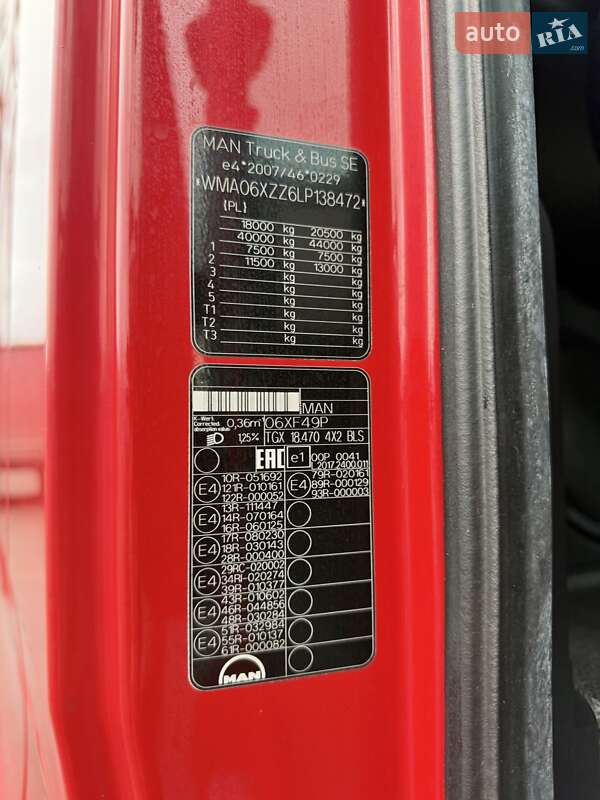 Тягач MAN TGX 2019 в Ровно