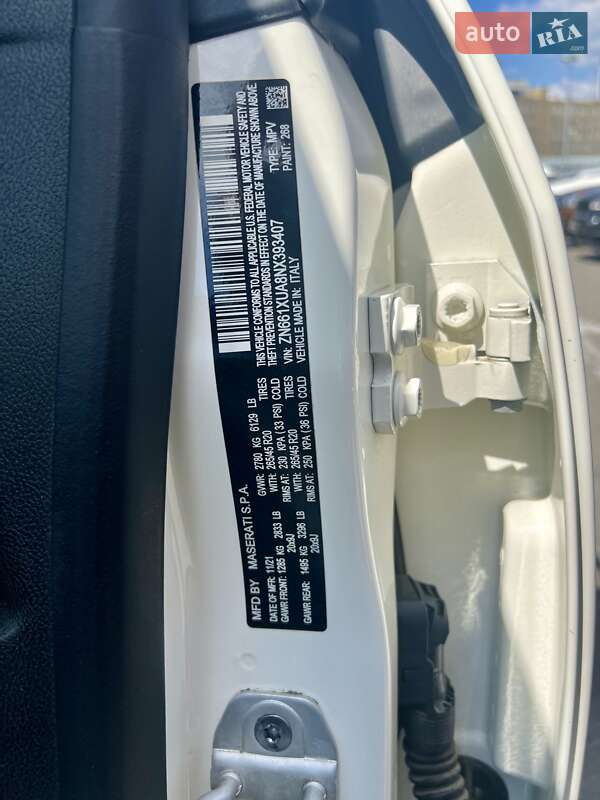 Позашляховик / Кросовер Maserati Levante 2021 в Києві фото 27 Позашляховик / Кросовер Maserati Levante 2021 в Києві