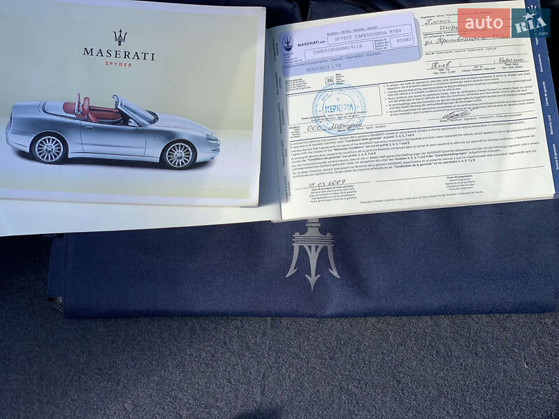 Кабриолет Maserati Spyder 2005 в Днепре