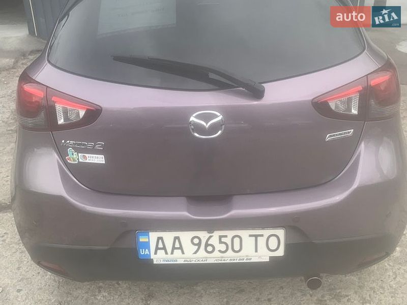2016 Mazda 2, VIN 3MDDJ5HVA3M144783:plate — фото 1 (autoria)