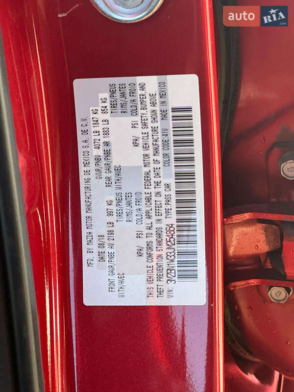 Седан Mazda 3 2018 в Києві фото 3 Седан Mazda 3 2018 в Києві