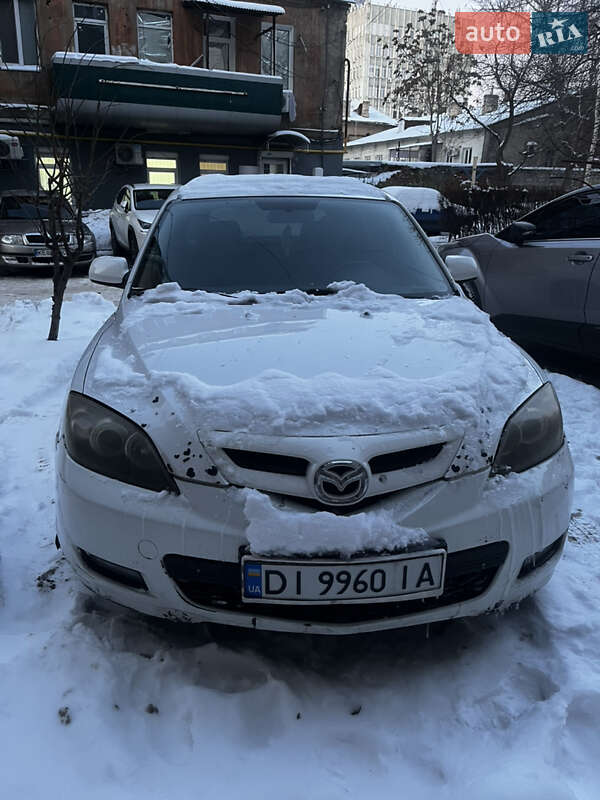 2006 Mazda 3, VIN JM7BK346871322043:plate — фото 1 (autoria)