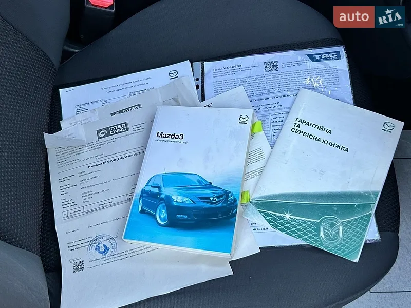 Седан Mazda 3 2008 в Киеве документ
