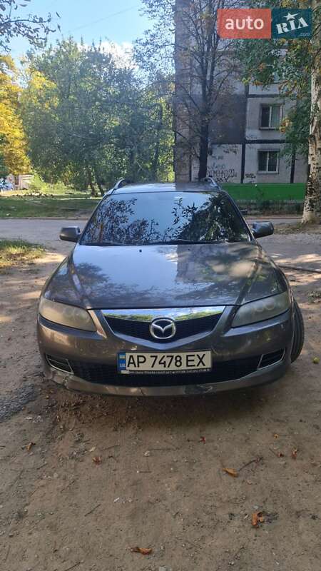 2005 Mazda 6, VIN JMZGY19R671431946:plate — фото 1 (autoria)