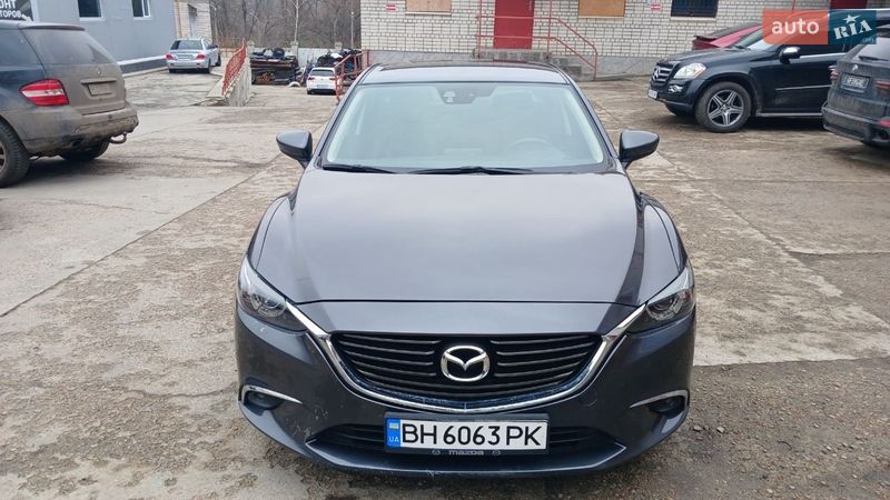 2016 Mazda 6, VIN JMZGJ621871356071:plate — фото 1 (autoria)
