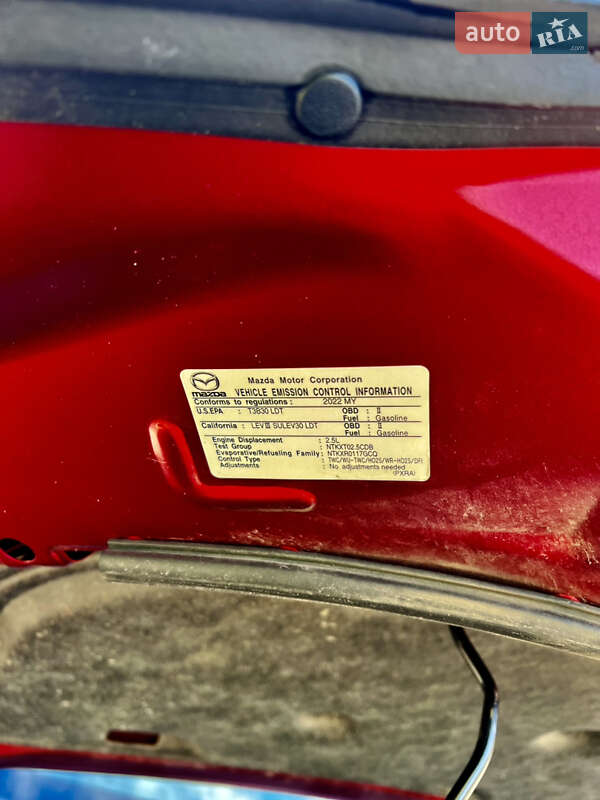 Внедорожник / Кроссовер Mazda CX-5 2022 в Полтаве фото 4 Внедорожник / Кроссовер Mazda CX-5 2022 в Полтаве